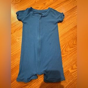 Little sleepies cobalt ribbed shorty.